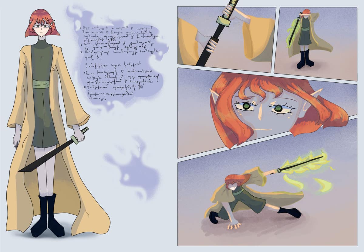 narine ghazaryan - Adventurous Characters from the Universe of Comics