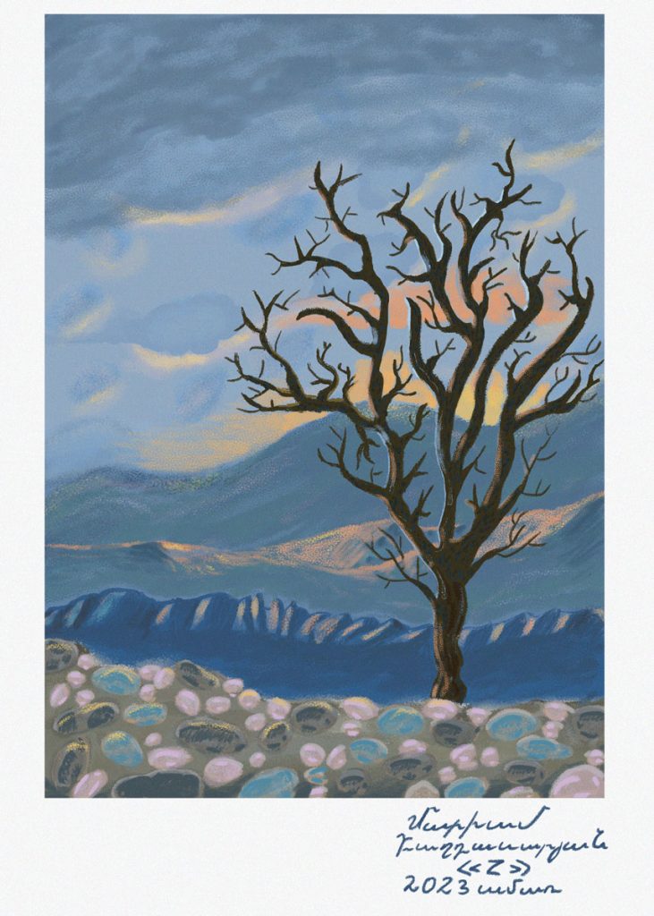 mariambaghdasaryann 731x1024 - Թվային իմպրեսիոնիզմ Արցախից