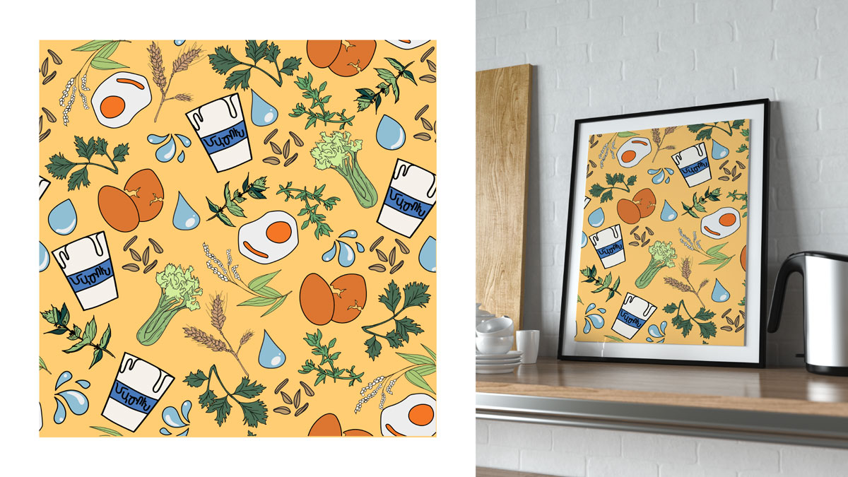 marushabelle posts1 10 - Armenian Cuisine Inspired Pattern Design