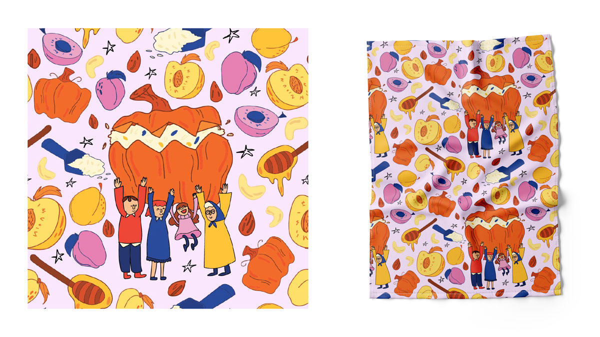 marushabelle posts1 11 - Armenian Cuisine Inspired Pattern Design