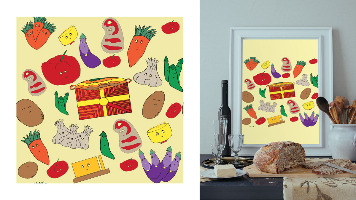 marushabelle posts1 14 - Armenian Cuisine Inspired Pattern Design