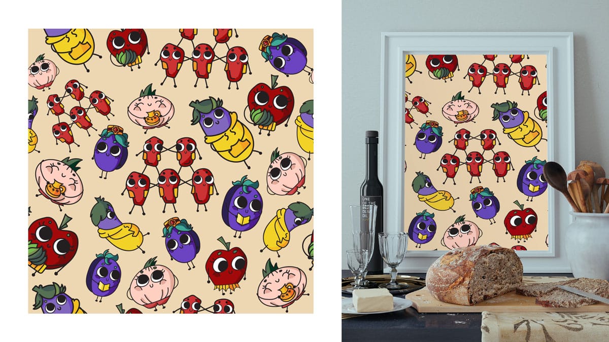 marushabelle posts1 17 - Armenian Cuisine Inspired Pattern Design