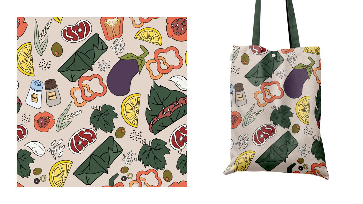 marushabelle posts1 18 - Armenian Cuisine Inspired Pattern Design