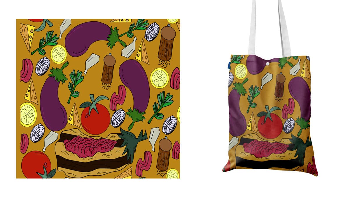 marushabelle posts1 22 - Armenian Cuisine Inspired Pattern Design